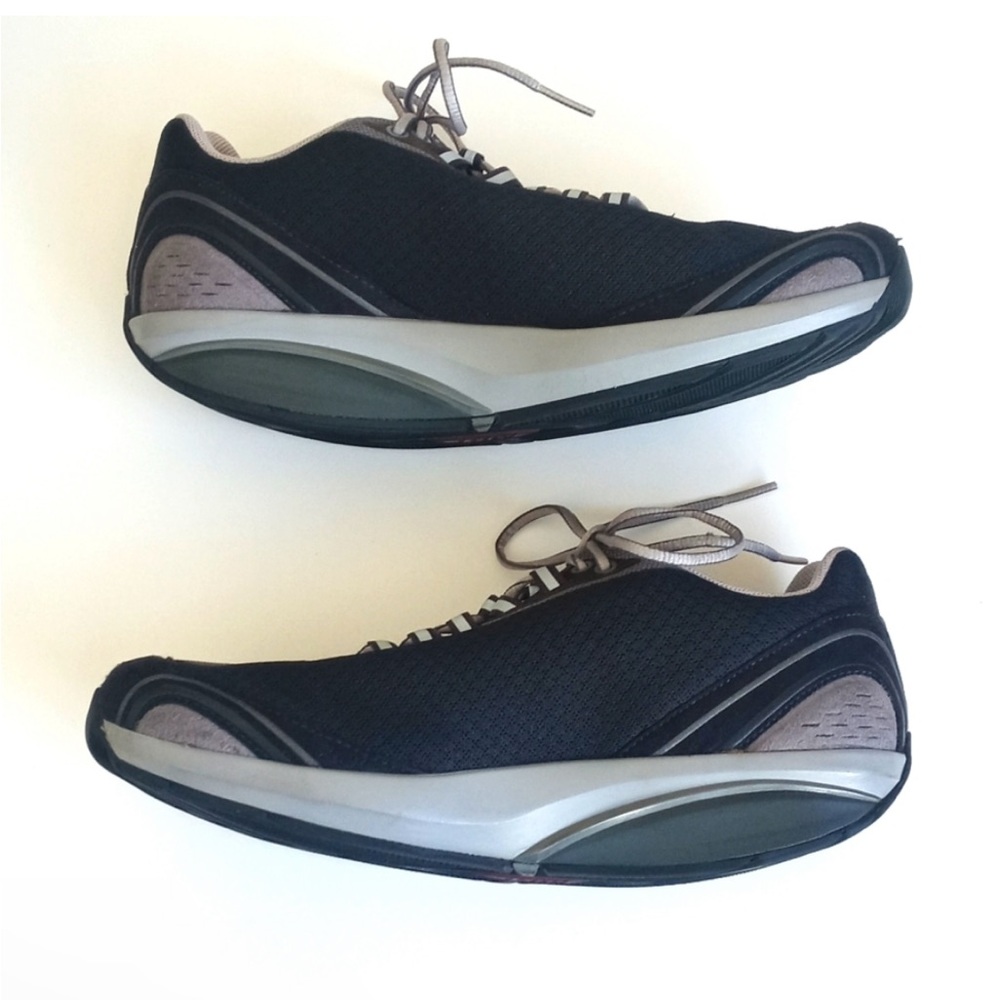 MBT Women’s Toning Athletic Shoes Black Suede & Mesh Running Shoes 39 (8-8.5) - Picture 15 of 16